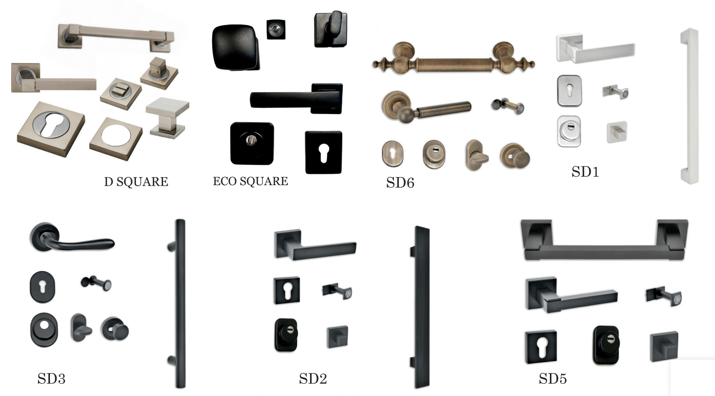 door handles
